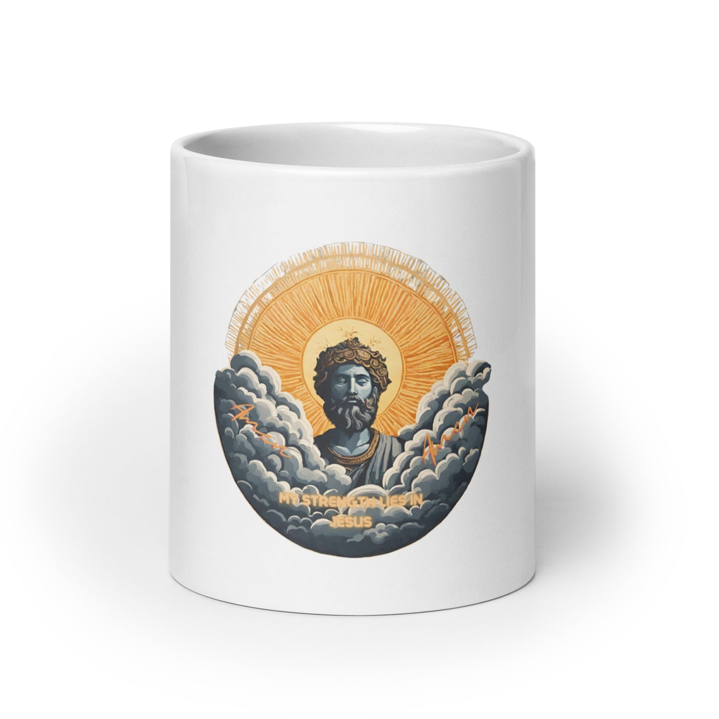 Faithful Glow: My Strength Lies in Jesus - Mug